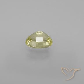 Crisoberilo Amarillo medio natural de 1.06 ct, Ovalada, VVS