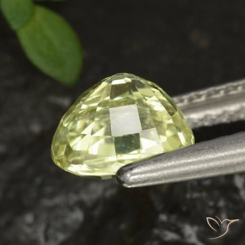 Crisoberilo Verde amarillo natural de 1.16 ct, Ovalada, VS-SI