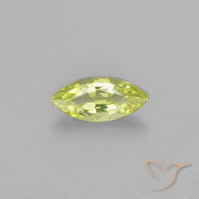 1.26ct Natural Amarillo limón Crisoberilo, Marquesa, VVS