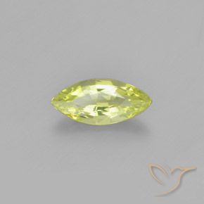 Crisoberilo Amarillo limón natural de 1.26 ct, Marquesa, VVS