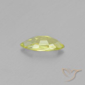 Crisoberilo Amarillo medio natural de 1.46 ct, Marquesa, VVS-VS