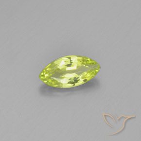 Crisoberilo Amarillo medio natural de 1.01 ct, Marquesa, VVS