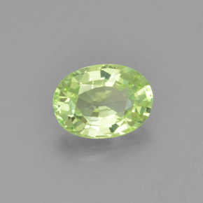 Crisoberilo verde natural de 1,08 ct, corte óvalo, VVS-VS