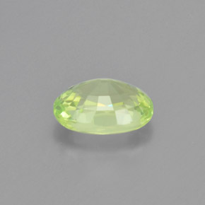 Crisoberilo verde natural de 1,08 ct, corte óvalo, VVS-VS