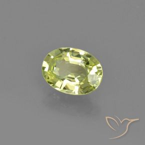 Crisoberilo Verde amarillo natural de 1.15 ct, Ovalada, VVS-VS