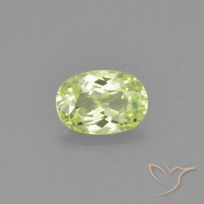 1.07ct Natural Amarillo limón claro Crisoberilo, Ovalada, VVS-VS