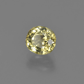 Crisoberilo verde natural de 1,06 ct, corte óvalo, VVS-VS