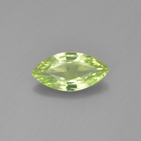 Crisoberilo verde natural de 1,13 ct, marquesa, VVS-VS