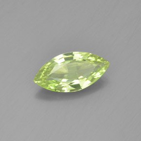 Crisoberilo verde natural de 1,13 ct, marquesa, VVS-VS