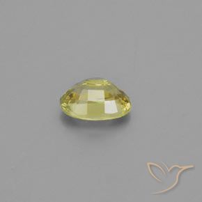Crisoberilo Amarillo claro medio natural de 1.01 ct, Ovalada, VVS-VS