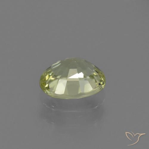 Crisoberilo verde natural de 1,08 ct, corte óvalo, VVS