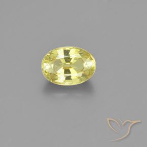 1.15ct Natural Amarillo claro crisoberilo, Ovalada, VVS-VS