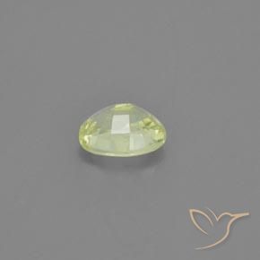Crisoberilo Amarillo limón natural de 1.04 ct, Ovalada, VS