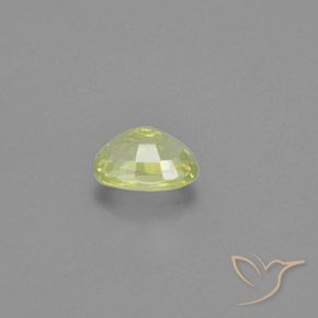 Crisoberilo Amarillo limón natural de 1.15 ct, Ovalada, VVS