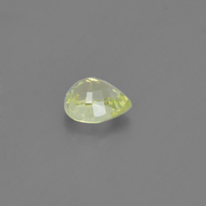 Crisoberilo Verde dorado natural de 1.28 ct, En forma de pera, VVS-VS