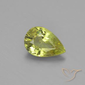 1.13ct Natural Amarillo medio crisoberilo, En forma de pera, VVS-VS