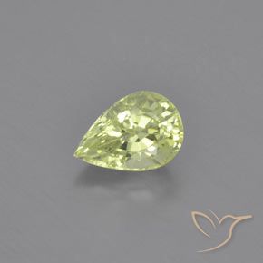 1.07ct Natural Verde pera claro crisoberilo, En forma de pera, VVS-VS