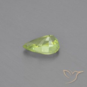 Crisoberilo Verde claro natural de 1.08 ct, En forma de pera, VVS-VS