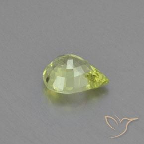 Crisoberilo Verde amarillento natural de 1.18 ct, En forma de pera, VVS