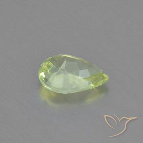 Crisoberilo Verde lima natural de 1.05 ct, En forma de pera, VVS