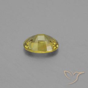Crisoberilo Amarillo claro natural de 1.22 ct, Ovalada, VVS