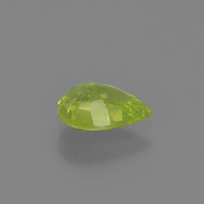 Crisoberilo Verde dorado natural de 0.99 ct, En forma de pera, VS