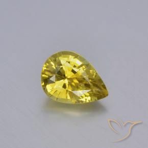 1.03ct Natural Amarillo dijón crisoberilo, En forma de pera, VVS