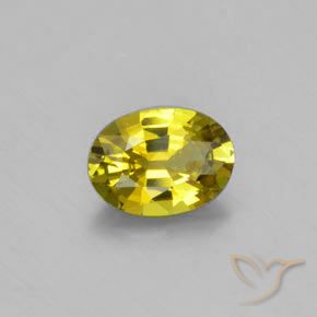 Crisoberilo Amarillo claro natural de 1.01 ct, Ovalada, VVS-VS