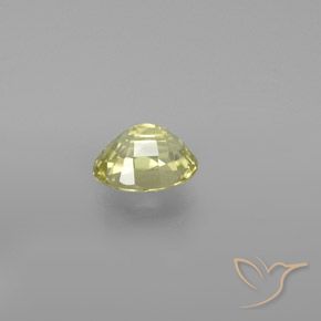 Crisoberilo Amarillo claro natural de 1.02 ct, Ovalada, VVS