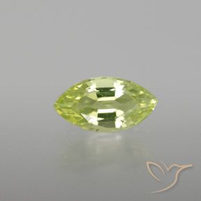 0.97ct Natural Amarillo limón claro Crisoberilo, Marquesa, VVS-VS