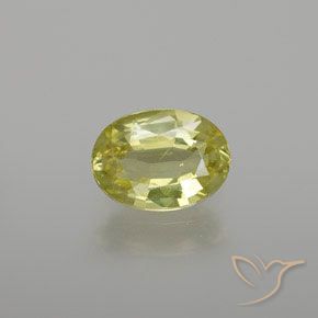 1.20ct Natural Amarillo medio crisoberilo, Ovalada, VS