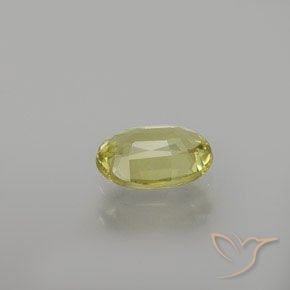 Crisoberilo Amarillo medio natural de 1.20 ct, Ovalada, VS