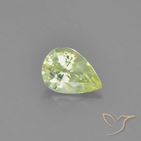0.96ct Natural Amarillo claro Crisoberilo, En forma de pera, VVS