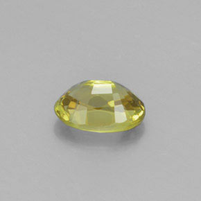 Crisoberilo Amarillo maíz claro natural de 1.36 ct, Corte Óvalo, VVS
