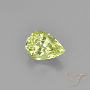 1.18ct Natural Amarillo claro crisoberilo, En forma de pera, VVS