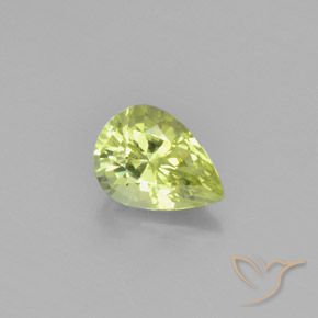 1.07ct Natural Amarillo claro Crisoberilo, En forma de pera, VVS