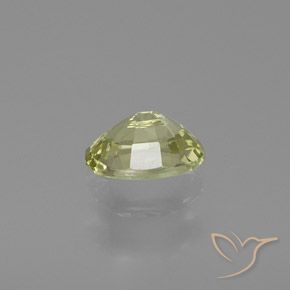 Crisoberilo Amarillo verdoso claro natural de 1.00 ct, Ovalada, VVS-VS