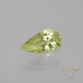1.21ct Natural Amarillo claro Crisoberilo, En forma de pera, VVS-VS
