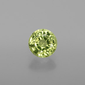 Crisoberilo verde natural de 1,03 ct, corte redondo, VS