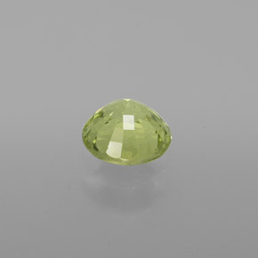 Crisoberilo verde natural de 1,03 ct, corte redondo, VS