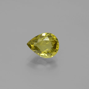 Crisoberilo oro natural de 1,38 ct, en forma de pera, VVS
