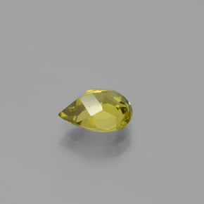 Crisoberilo oro natural de 1,38 ct, en forma de pera, VVS