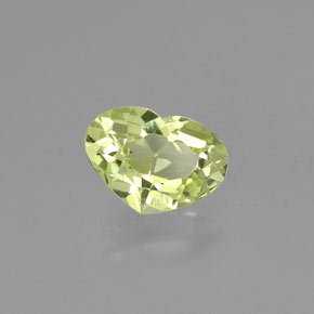 Crisoberilo Verde dorado natural de 1.35 ct, Forma de corazón, VVS