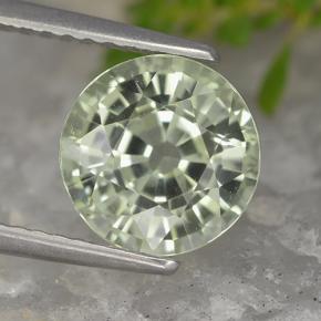 Crisoberilo Verde natural de 2.75 ct, Corte Redondo, VVS