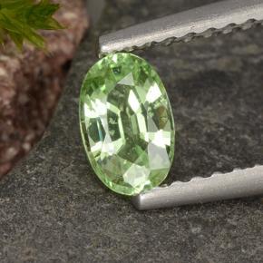 Crisoberilo Verde natural de 0.49 ct, Corte Óvalo, VS