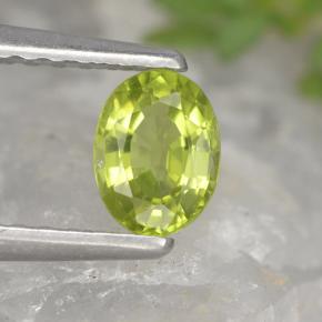 Crisoberilo Verde natural de 0.42 ct, Corte Óvalo, VVS