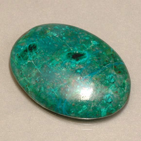 Crisocola multicolor natural de 16,38 ct, corte óvalo, opaco