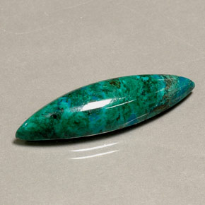 Crisocola multicolor natural de 17,16 ct, marquesa, opaco