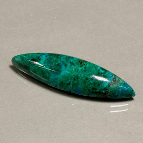 Crisocola multicolor natural de 17,16 ct, marquesa, opaco