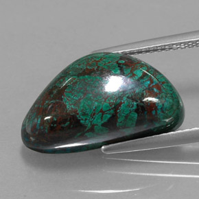 crisocola Multicolor natural de 10.93 ct, Forma elegante, Opaco